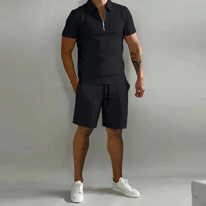 Polo et Shorts Homme Été Élégants et Modernes