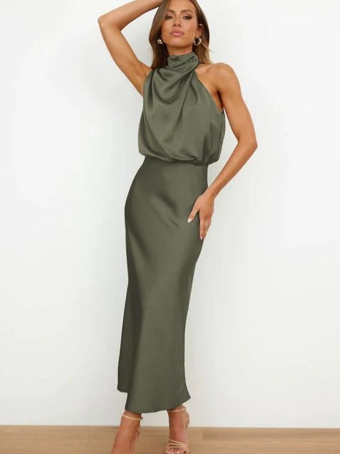 Robe Été Féminine Col V avec Dentelles
