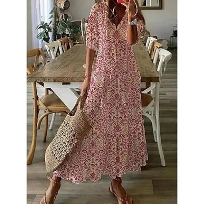 Robe Été Courte Bleu Marine pour Femme