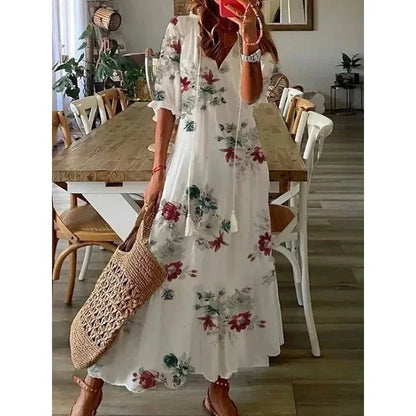 Robe Été Courte Bleu Marine pour Femme