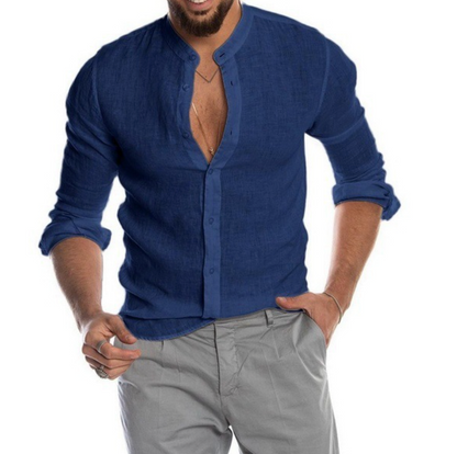 Chemise Lin Homme Confortable et Élégante