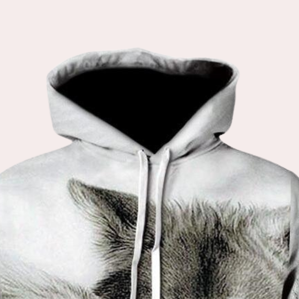Sweat à Capuche Imprimé - vue 3