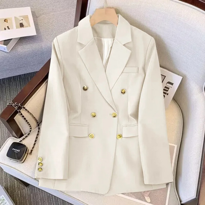 Blazer Homme Doublé à Boutons Dorés