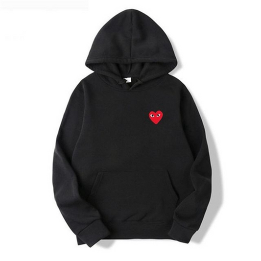 Pull à Capuche Streetwear avec Poche Avant et Détail Cœur - BerlinGlamour