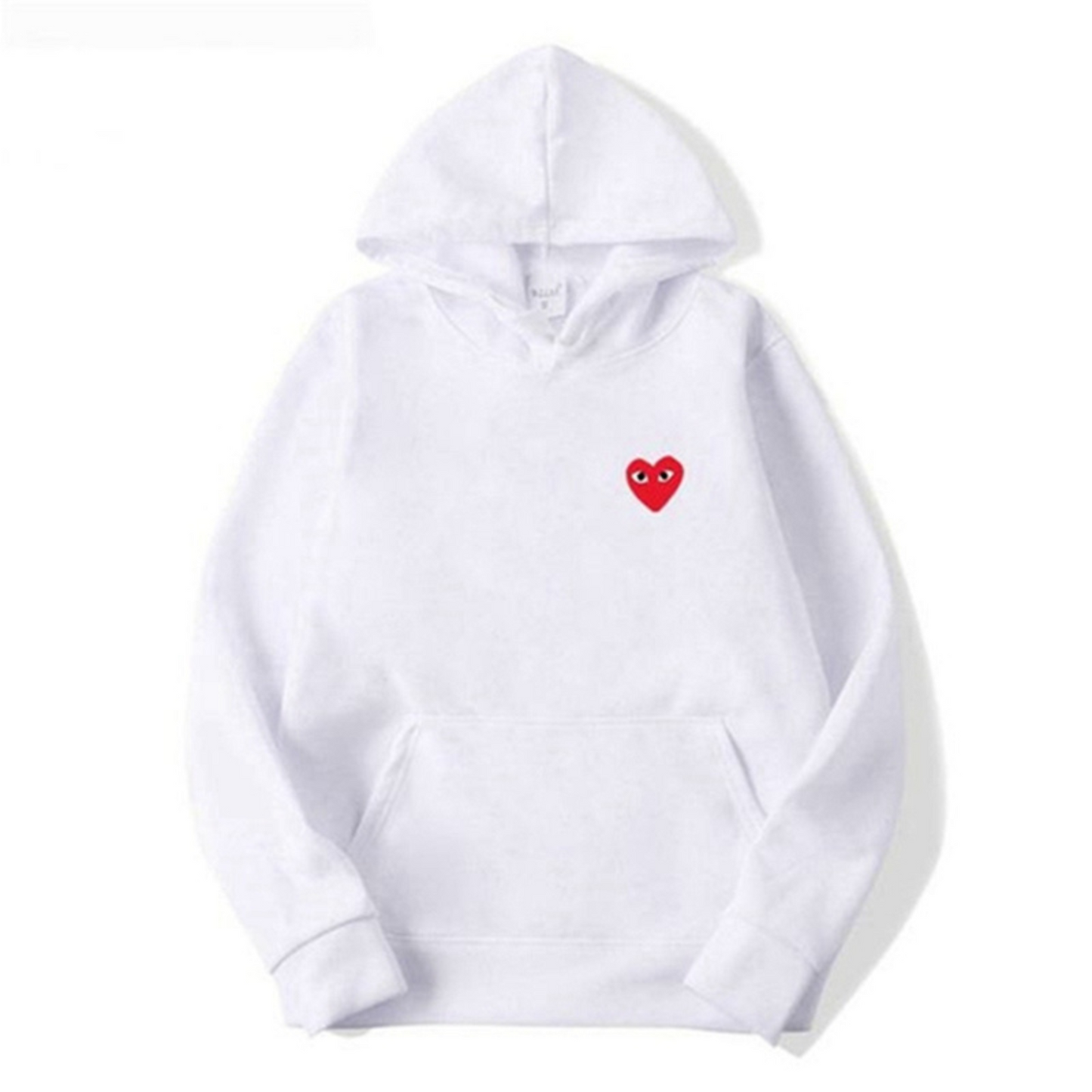 Pull à Capuche Streetwear avec Poche Avant et Détail Cœur