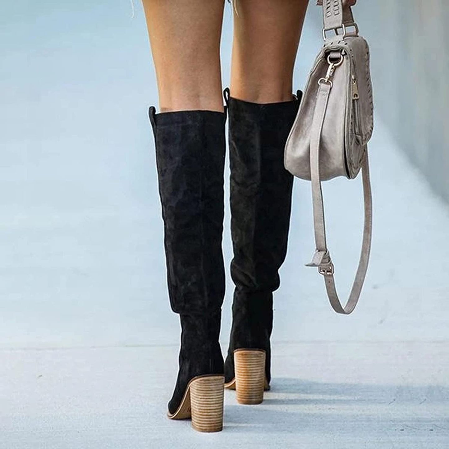 Bottines Femme à Talon Bloc Moderne