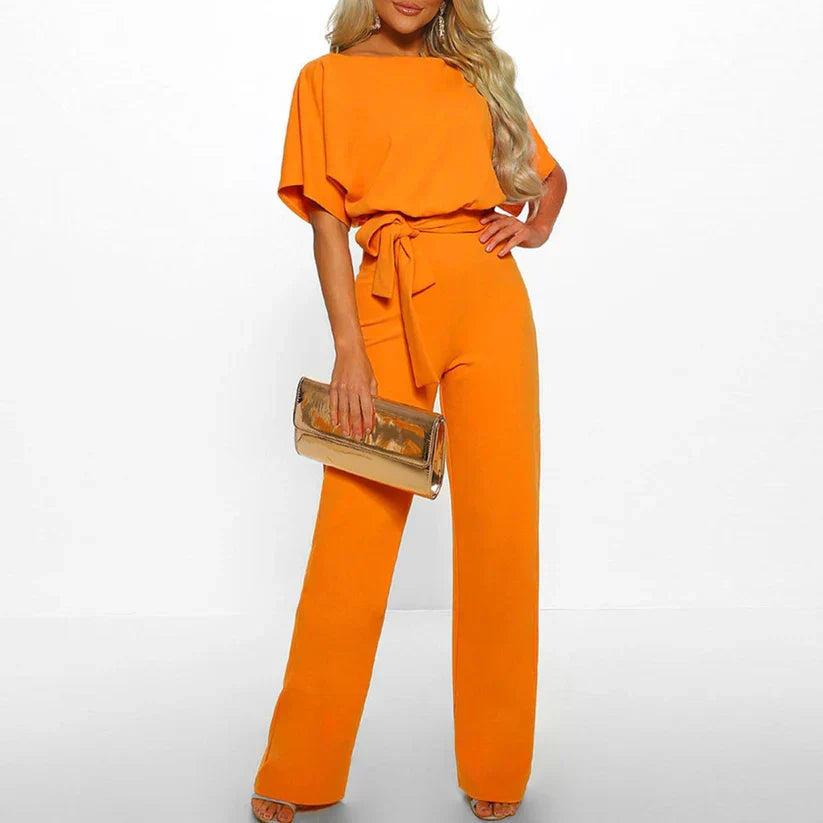 Robe Combinaison Femme Élégante Taille Cintrée