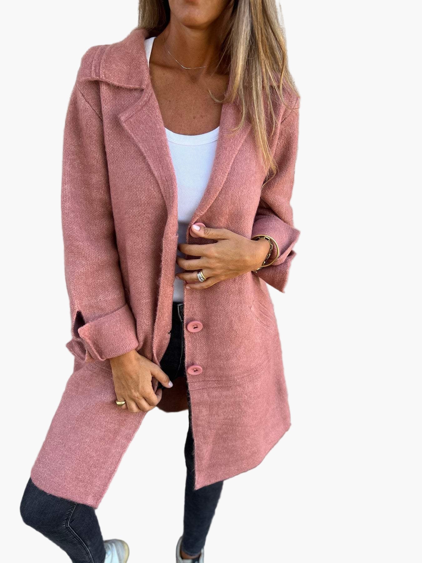 Manteau Femme Décontracté à Boutons - BerlinGlamour