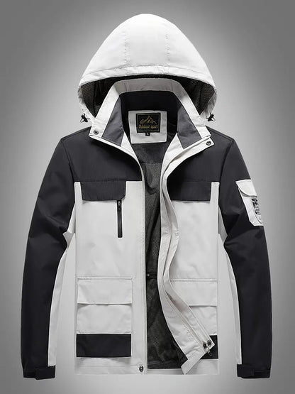 Veste imperméable femme à capuche sport chic