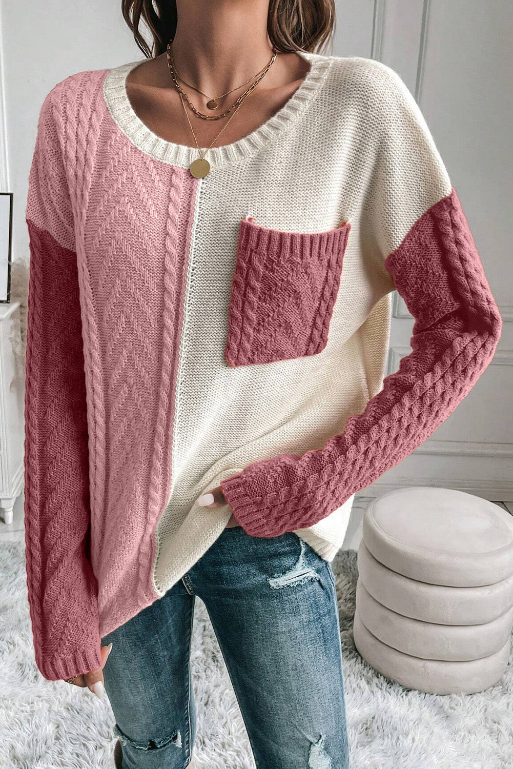 Pull Femme Décontracté Couleurs Tendances