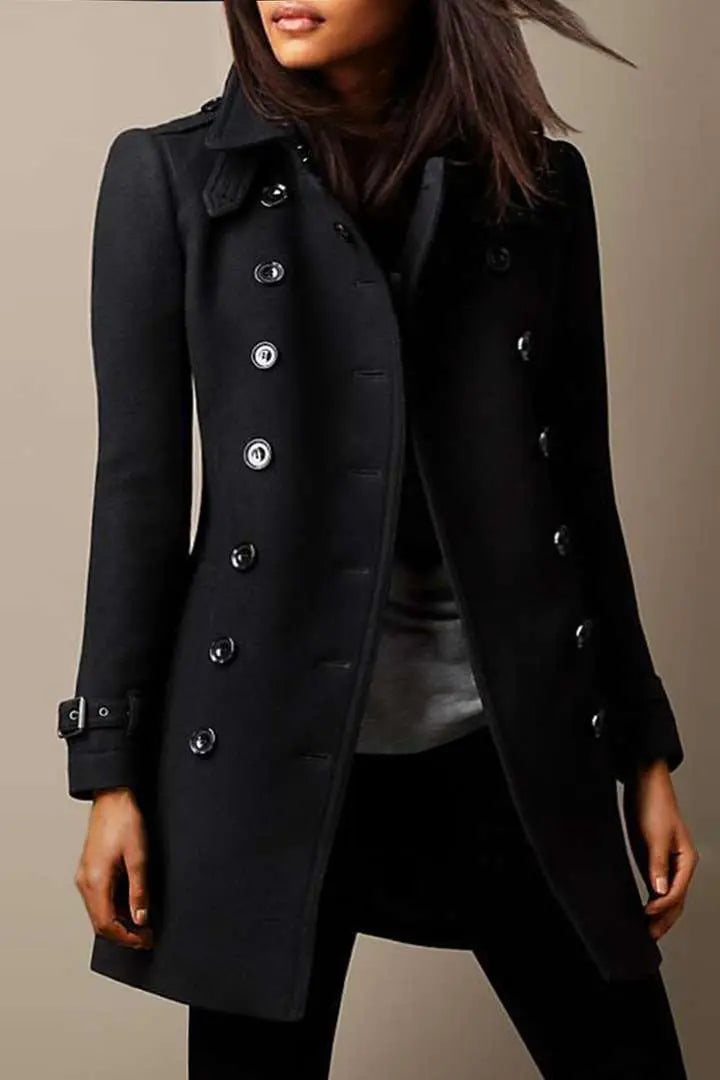 Trenchcoat Élégant Femme Taille Longue - BerlinGlamour
