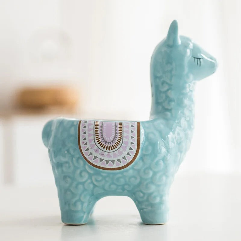 Pot de fleurs en céramique animal modèle élégant