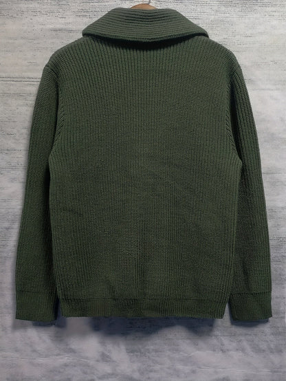 Cardigan D'hiver À Manches Longues Pour Homme | Avec Bouton