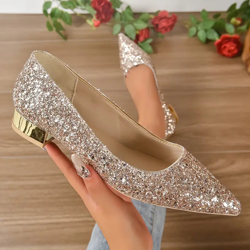 Emilias - Chaussures Plates Pailletées Chic
