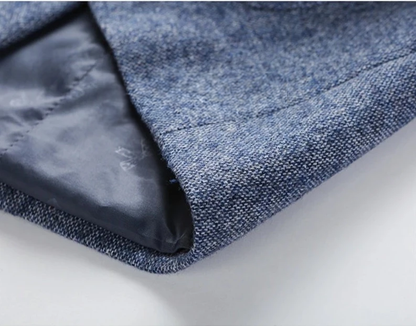 Blazer Homme Élégant Gris Tailleur