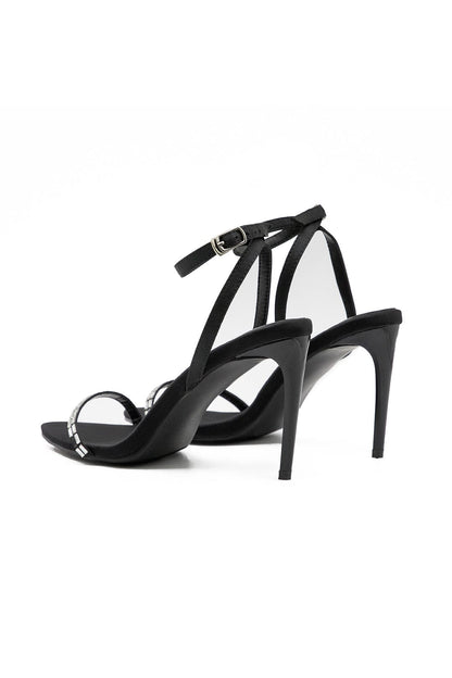Chaussures Talons Hauts avec Cristaux Brillants