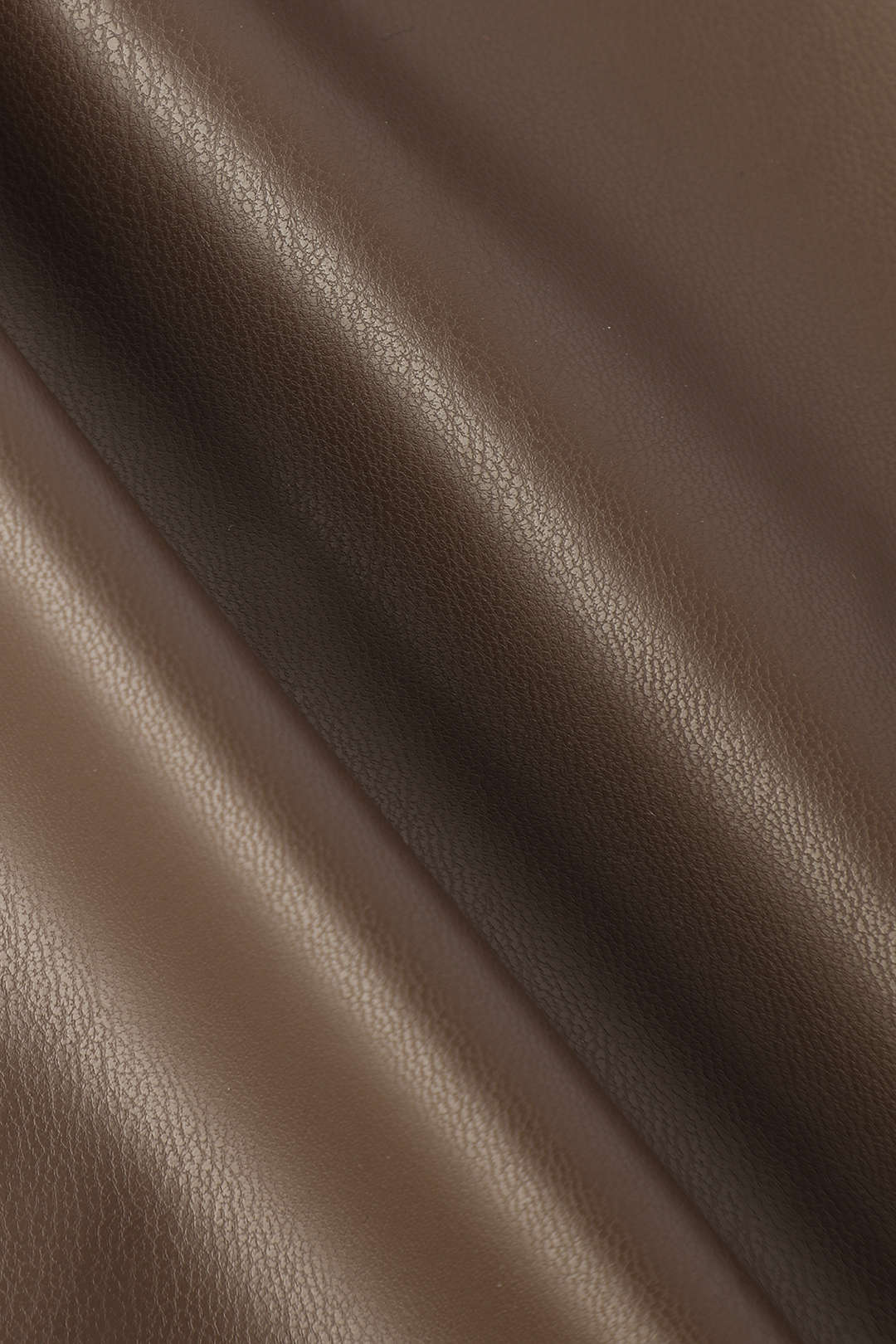 Jupe en Cuir Synthétique Asymétrique Mi-Longue