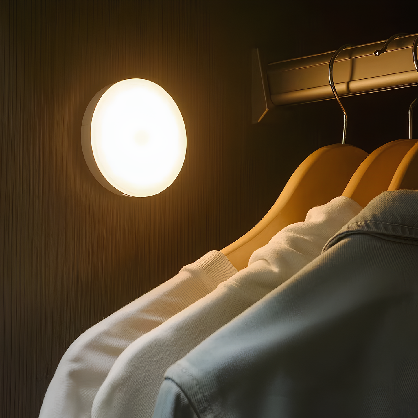 Lampe Murale LED Détection Mouvement Rechargeable USB Eclairage