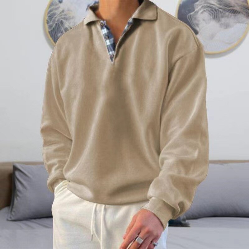 Pull Homme en Laine Chale Marron Hiver - PanierRoyale