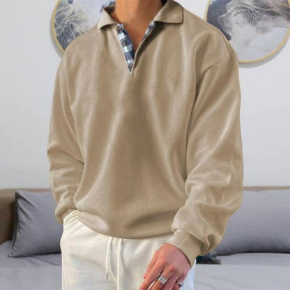 Pull Homme en Laine Chale Marron Hiver - PanierRoyale