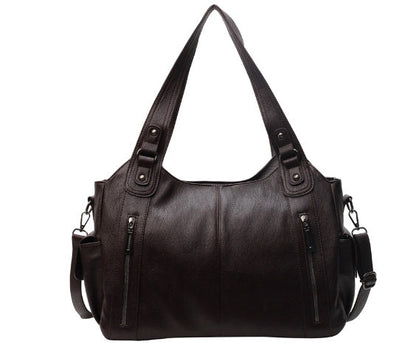 Sac à Main Cuir Femmes avec Poches Intérieures