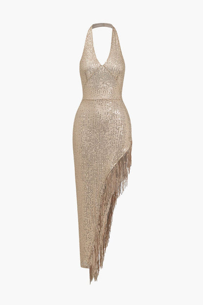 Robe Pailletée Épaules Découvertes Glamour Soirée - BerlinGlamour