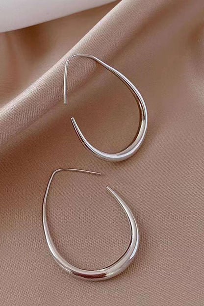 Boucles d’oreilles Femme Ovales Design Élégant Intemporel
