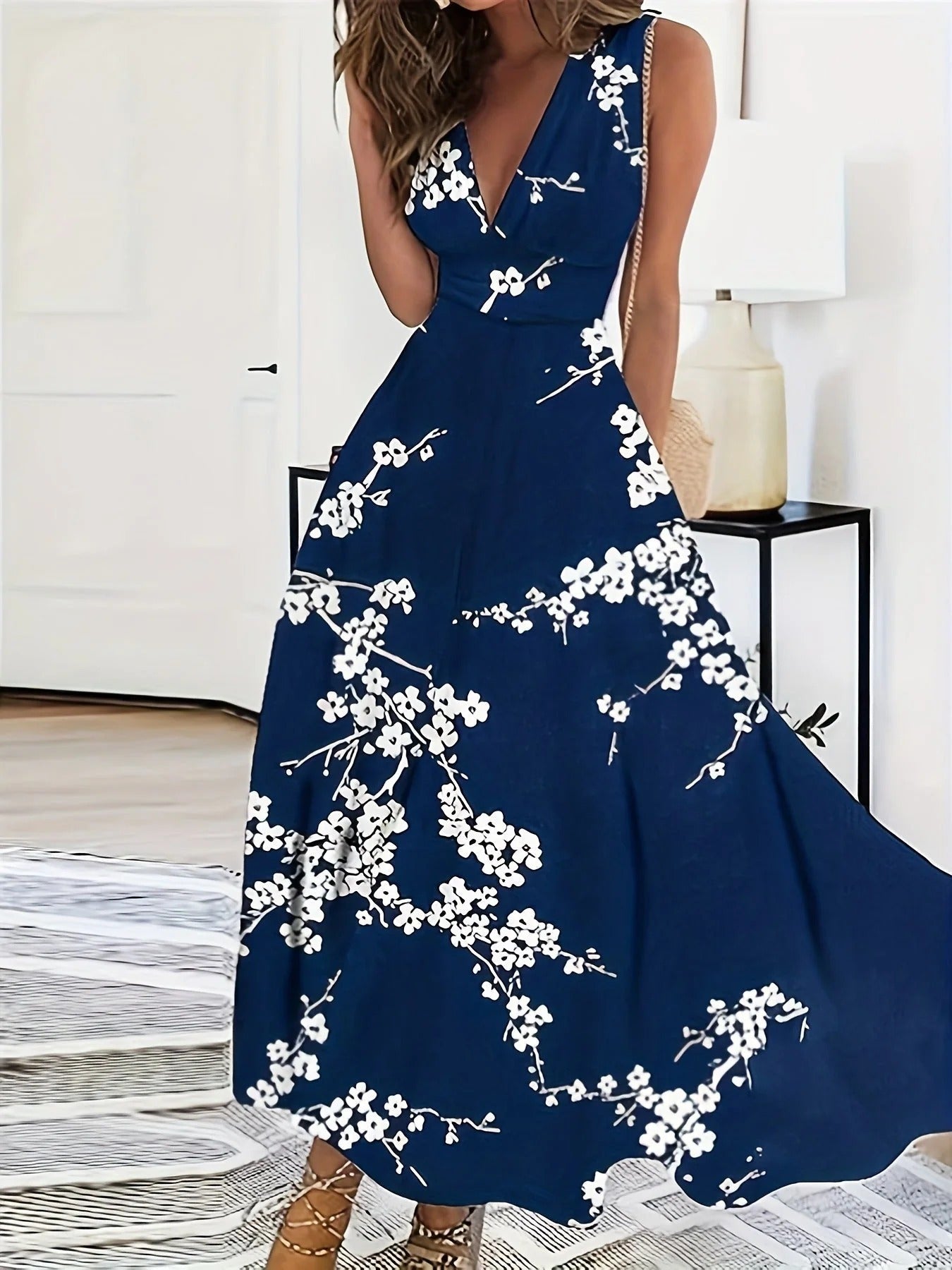 Robe Femme Été Légère à Fleurs