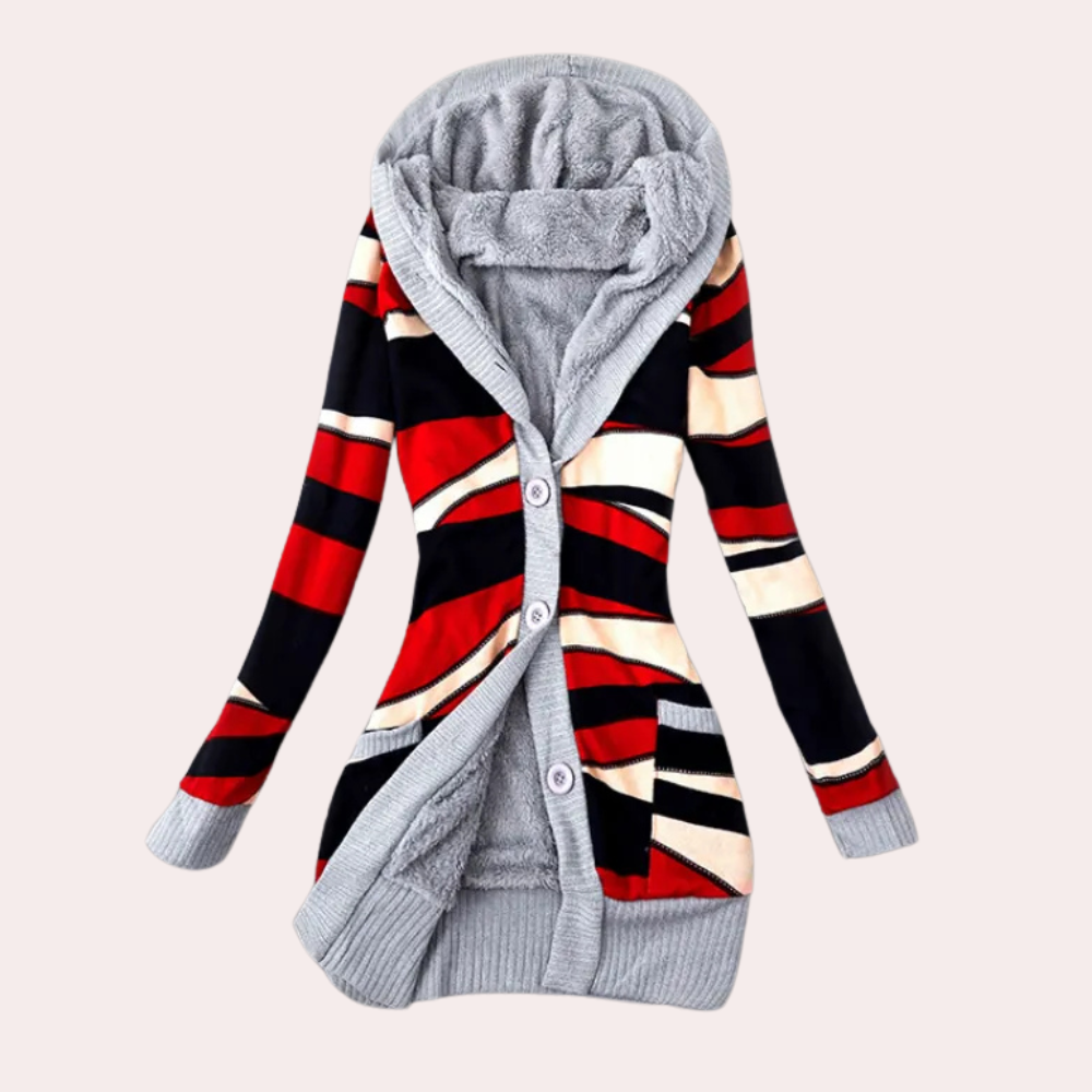 JOANA - Cardigan à Capuche Élégant pour Femmes
