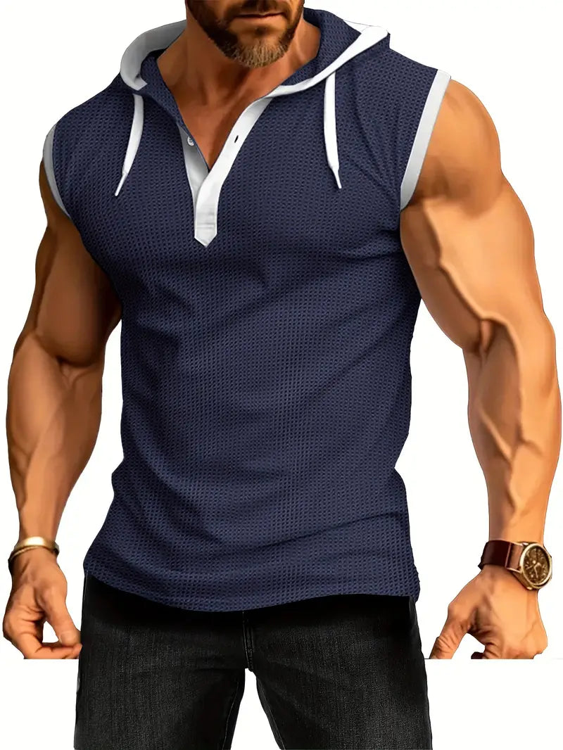 Débardeur Homme à Capuche Sport