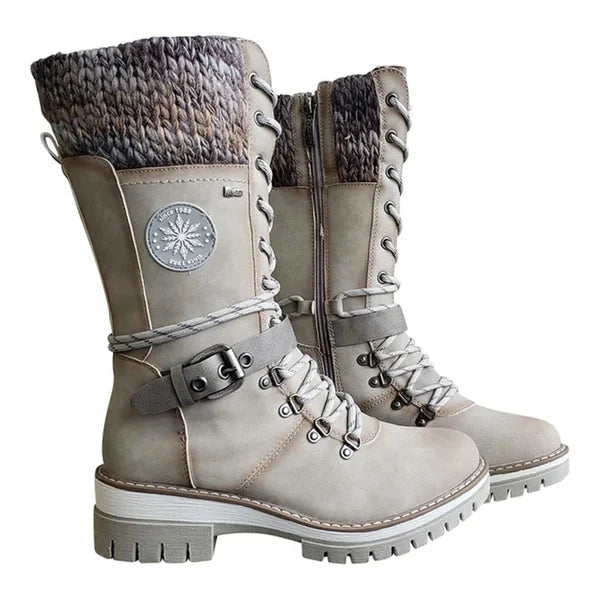 Bottes Femme Hiver Chaudes et Confortables avec Doublure Fourrée - PanierRoyale