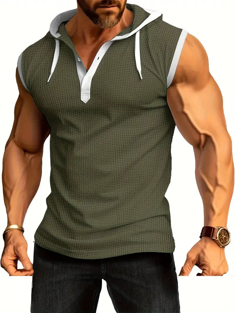 Débardeur Homme à Capuche Sport