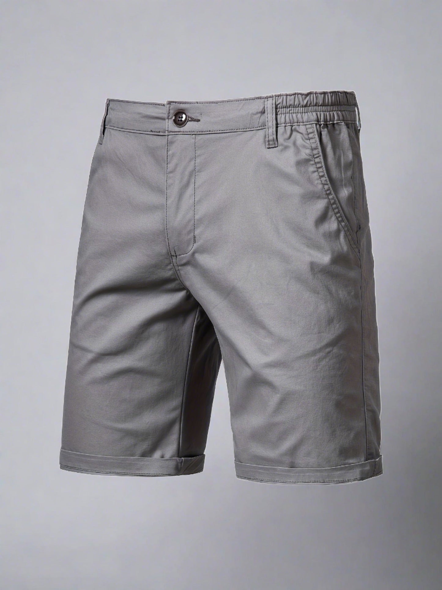 Short Homme Décontracté Gris Élastiqué - PanierRoyale