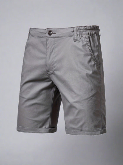 Short Homme Décontracté Gris Élastiqué - PanierRoyale