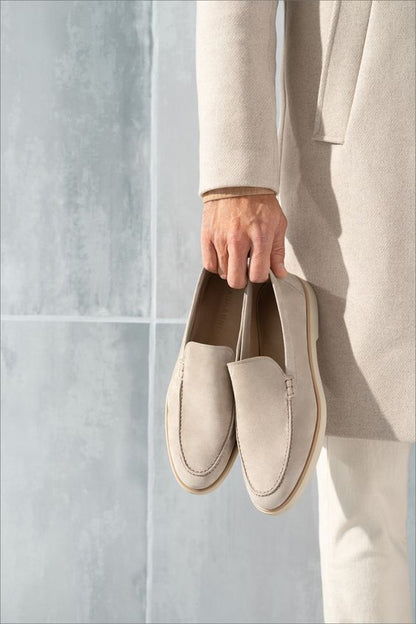 Chaussures Loafer Cuir Wildleder pour Homme
