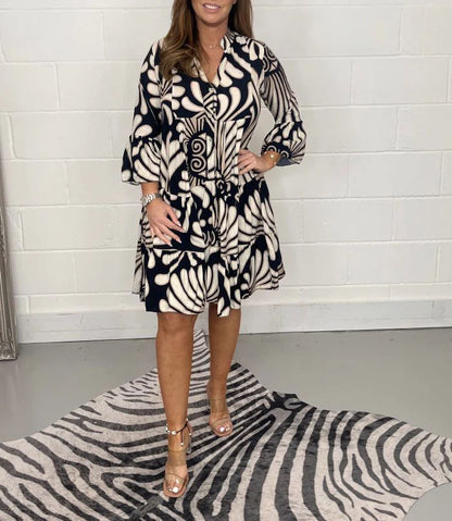 Variant image for Valerie™ – Robe d'Été Femme Élégante avec Motif Floral Confort Optimal-9