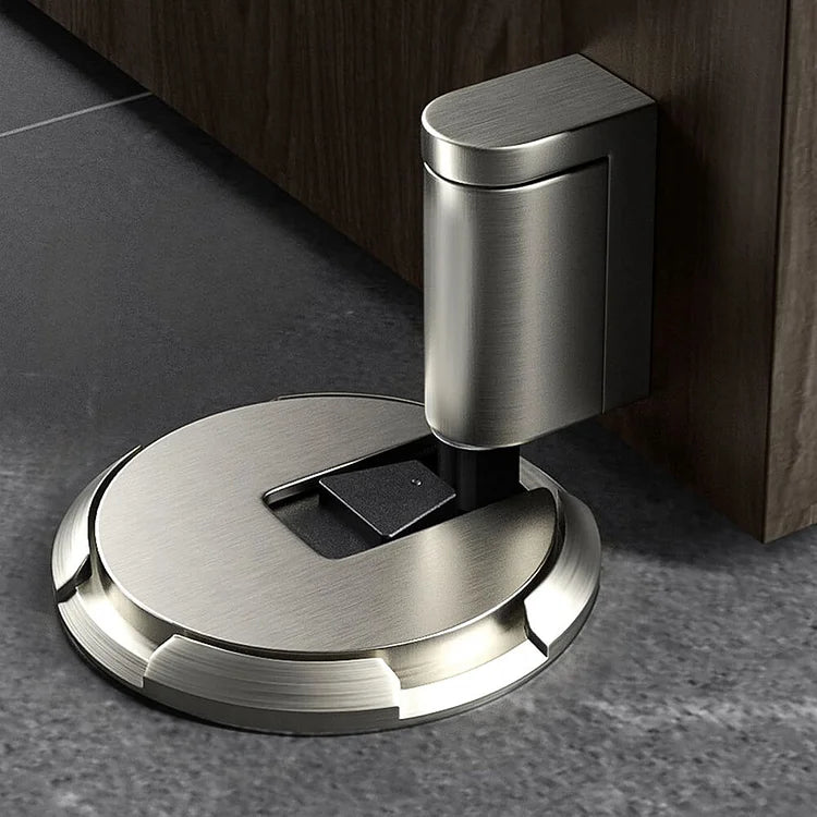 Stoppe-Porte Chromé Design et Robuste pour Intérieur Moderne