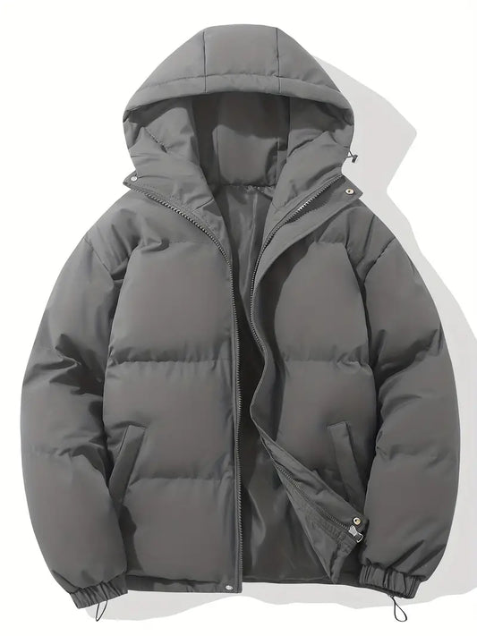 Veste Parka Hiver Noire Épaisse et Chaude