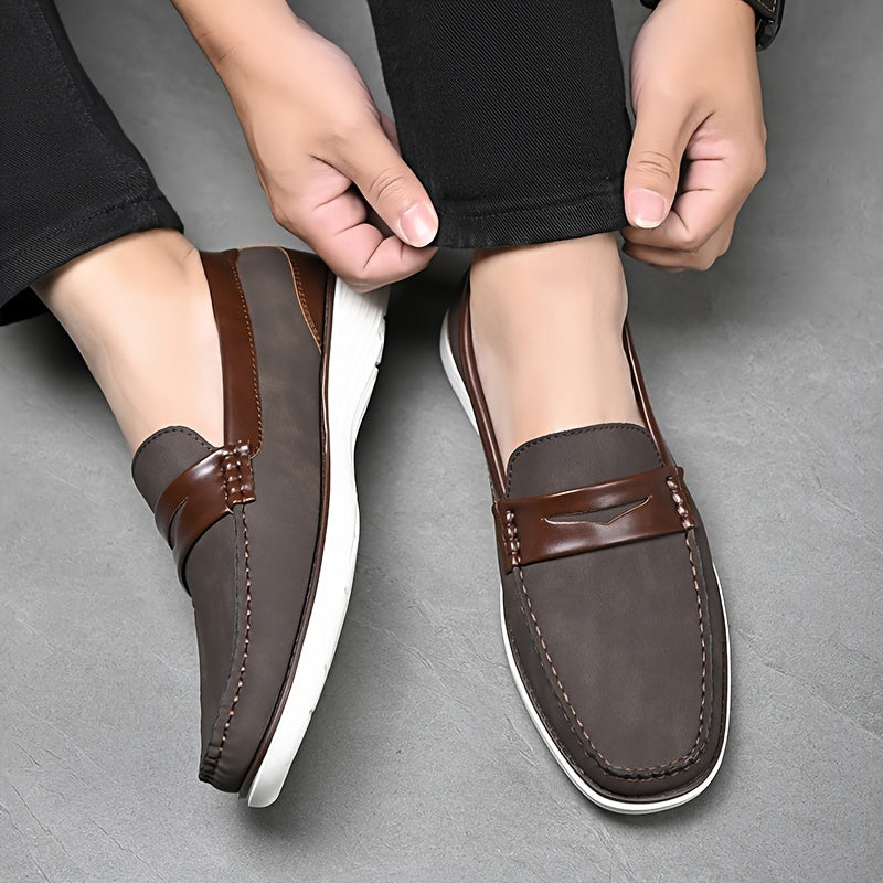 Chaussures Loafers Homme Cuir Italien Élégant