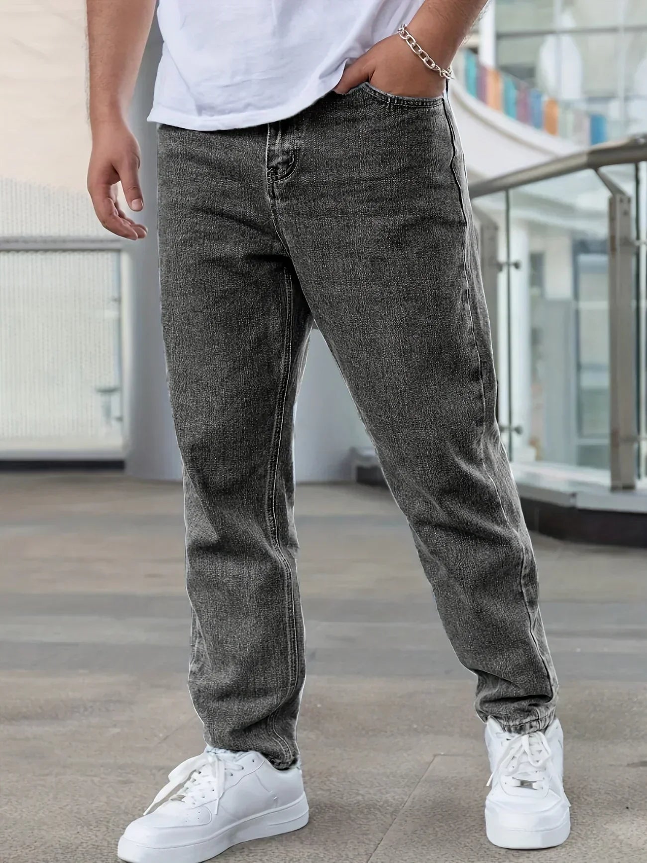 Jean Slim Homme Confortable Coupe Moderne