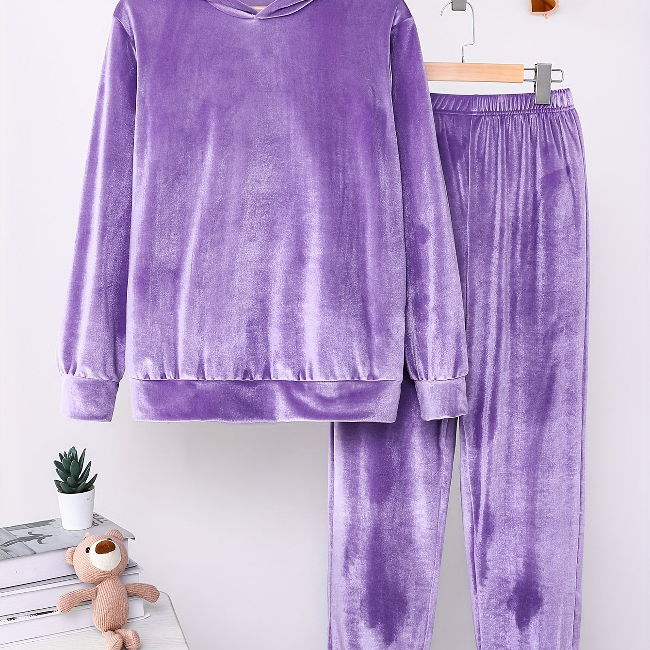 Tenue de Sport Femme Chic avec Pantalon et Sweat Capuche