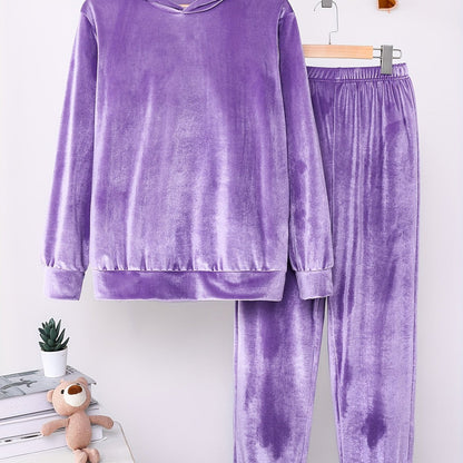 Tenue de Sport Femme Chic avec Pantalon et Sweat Capuche