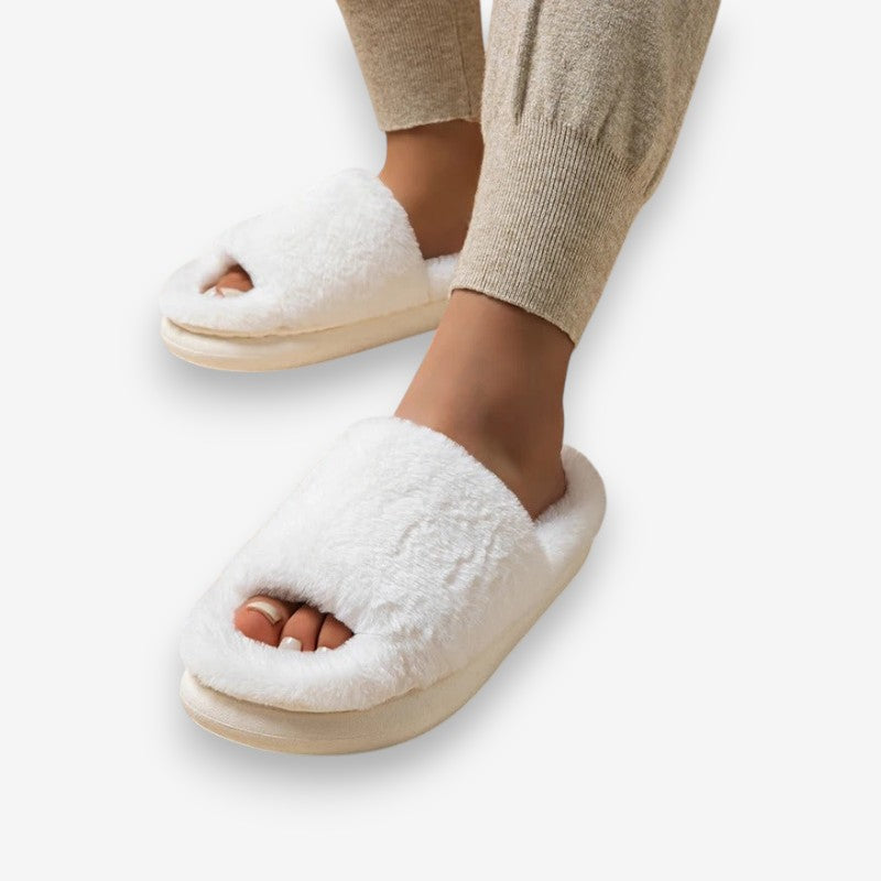 Chaussons Peluche Confortables et Chauffants pour Femme