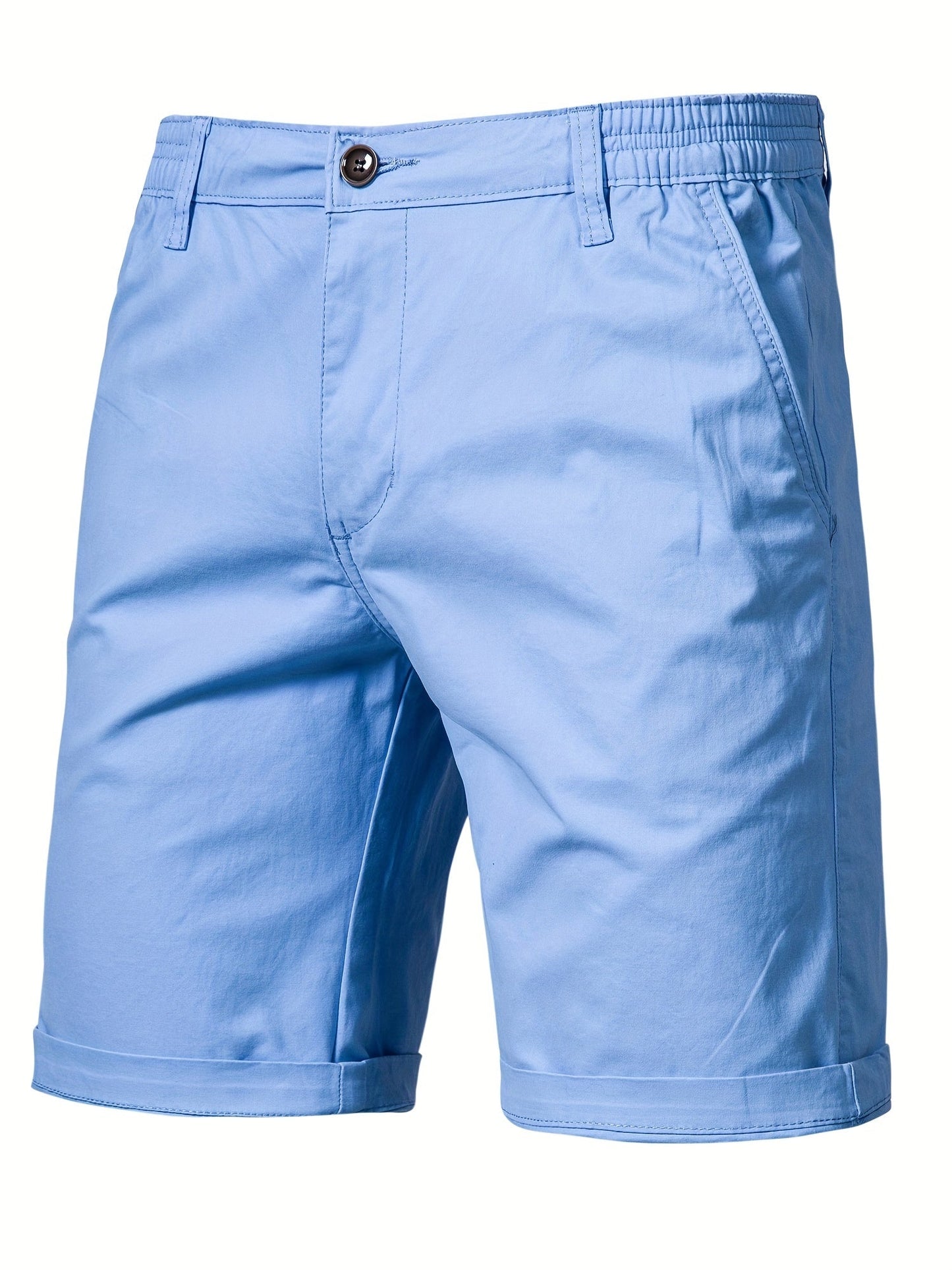 Short Homme Décontracté Gris Élastiqué