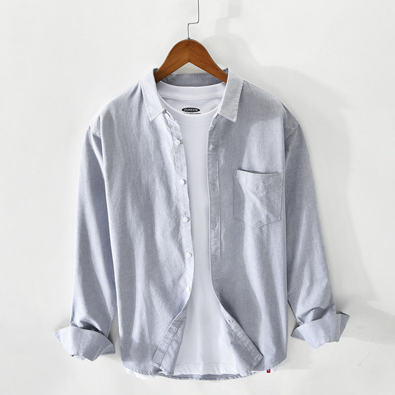 Chemise Homme Oxford en Coton Respirant