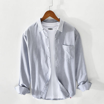 Chemise Homme Oxford en Coton Respirant