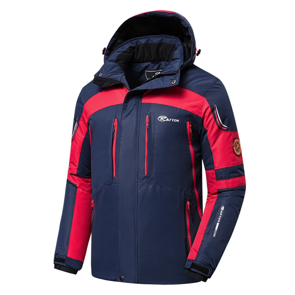 Veste Ski Homme Capuche Manches Longues Réchauffante