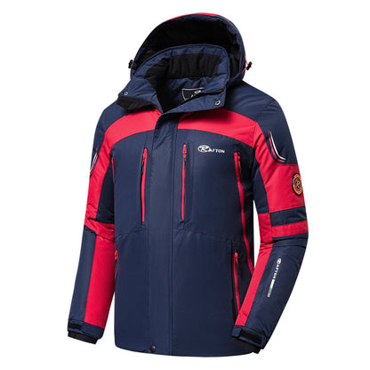 Veste Ski Homme Capuche Manches Longues Réchauffante