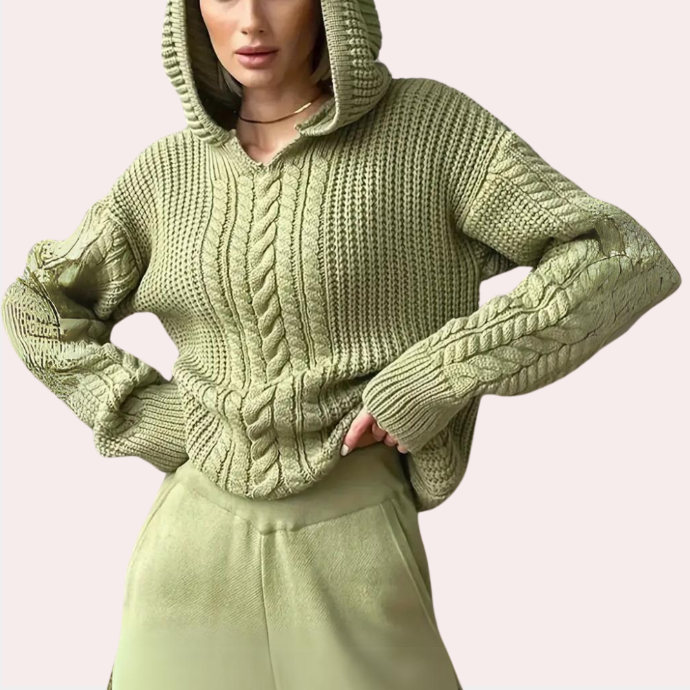 Pull à Capuche Femme Élégant et Confortable - PanierRoyale