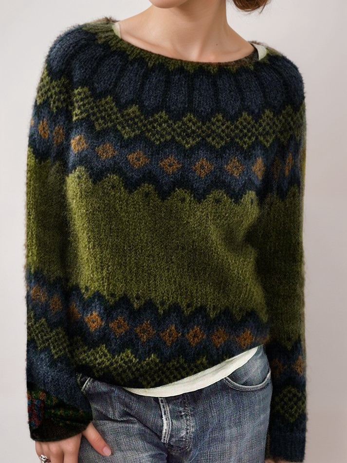Pull en Laine Mérinos Chaud et Élégant - PanierRoyale